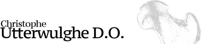 Christophe Utterwulghe D.O. — logotype anatomique d’origine